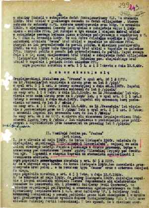 Wyrok skazujący Janinę Wasiłojć-Smoleńską na karę śmierci. Bydgoszcz, 8 marca 1947 r. (IPN By 070/434 t. 5) #3