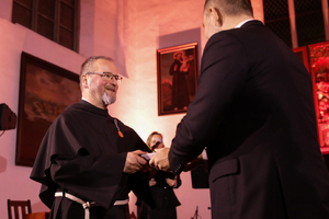Medal Reipublicae Memoriae Meritum dla Ojca Marka Kiedrowskiego - Gdańsk, 22 marca 2024, fot. Mikołaj Bujak