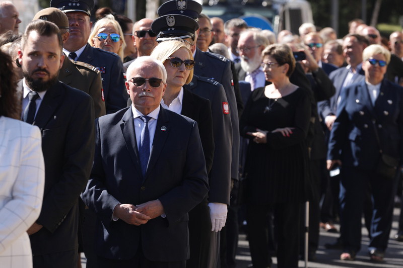 Państwowy pogrzeb ofiar niemieckich zbrodni – Chojnice, 2 września 2024. Fot. Mikołaj Bujak (IPN)