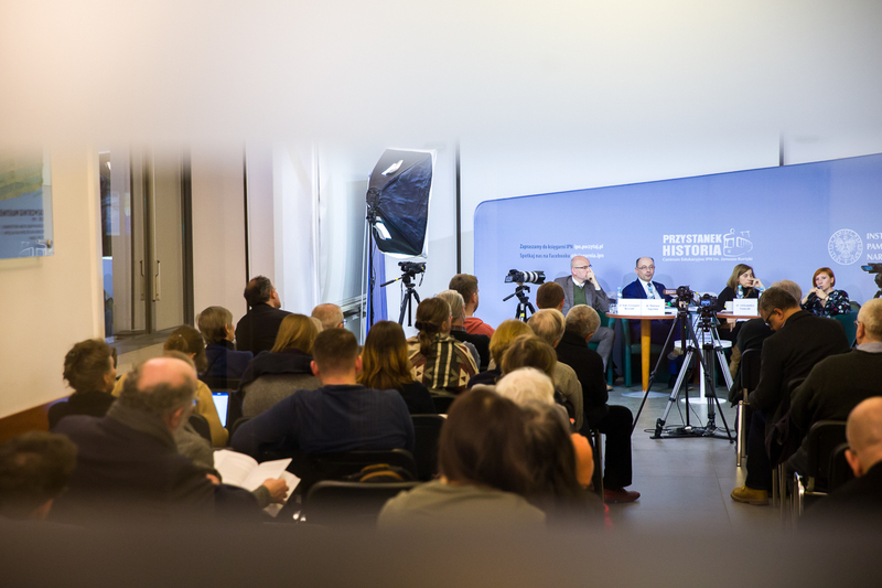 Dyskusja wokół publikacji „Represje za pomoc Żydom na okupowanych ziemiach polskich w czasie II wojny światowej” – Warszawa, 16 stycznia 2020. Fot. Sławek Kasper (IPN)
