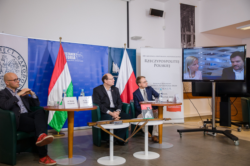 Dyskusja o książce Balázsa Ablonczyego „Pál Teleki (1879–1941)” – 17 czerwca 2020. Fot. Sławek Kasper (IPN)