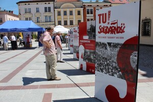 Otwarcie wystawy IPN „TU rodziła się »Solidarność«” – Tarnów, 1 lipca 2020. Fot. Żaneta Wierzgacz (IPN)