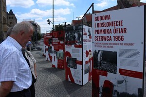 Otwarcie wystawy IPN „Tu rodziła się Solidarność” – Poznań, 1 lipca 2020. Fot. Marta Szczesiak-Ślusarek (IPN)