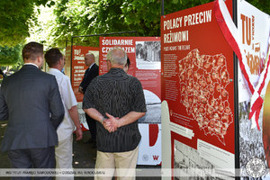 Otwarcie wystawy IPN „TU rodziła się »Solidarność«” – Duszniki, 1 lipca 2020. Fot. IPN