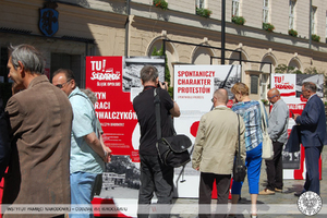 Otwarcie wystawy IPN „TU rodziła się »Solidarność«” – Opole, 1 lipca 2020. Fot. IPN