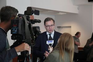 IPN po raz pierwszy udostępnił on-line Bazę Ofiar Zbrodni Wołyńskiej – konferencja prasowa 8 lipca 2020. Fot. Piotr Życieński (IPN)
