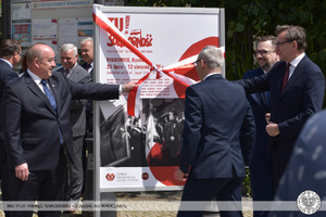 Otwarcie wystawy „TU rodziła się Solidarność” – Polkowice, 21 lipca 2020