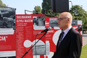 Otwarcie wystawy „TU rodziła się »Solidarność«” w Gdyni – 14 sierpnia 2020