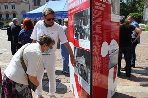 Otwarcie wystawy „TU rodziła się Solidarność” – Kraków, 14 sierpnia 2020. Fot. Żaneta Wierzgacz