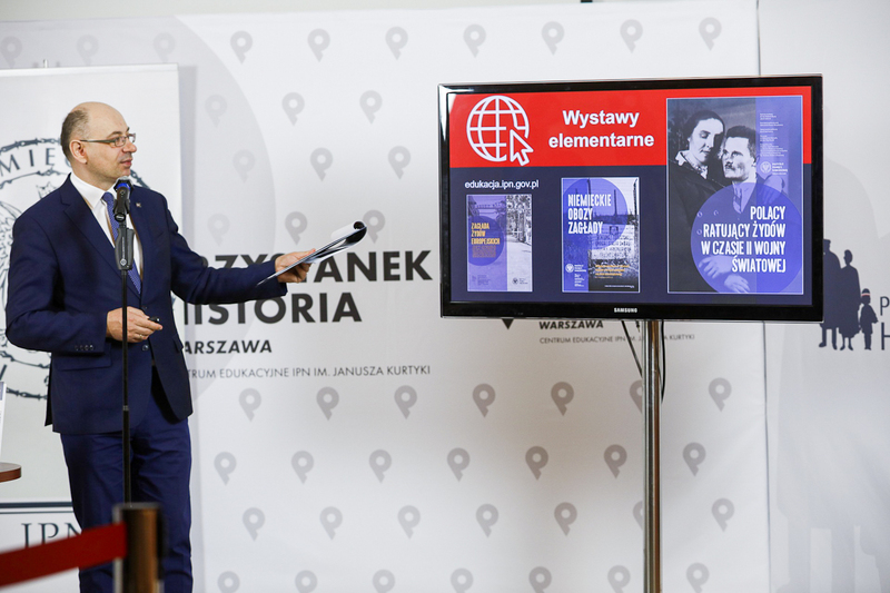 Zastępca Prezesa Instytutu Pamięci Narodowej dr Mateusz Szpytma. Konferencja prasowa IPN – 23 marca 2021. Fot. Sławek Kasper (IPN)