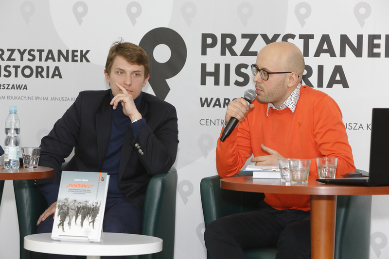 Dyskusja o książce „»Pułkownicy«. Rdzeń środowiska piłsudczyków w systemie polityczno-ustrojowym II Rzeczypospolitej” – 19 maja 2021. Fot. Piotr Życieński (IPN)