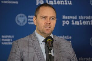 Prezes IPN dr Karol Nawrocki – Warszawa, 20 września 2021. Fot. Mikołaj Bujak (IPN)