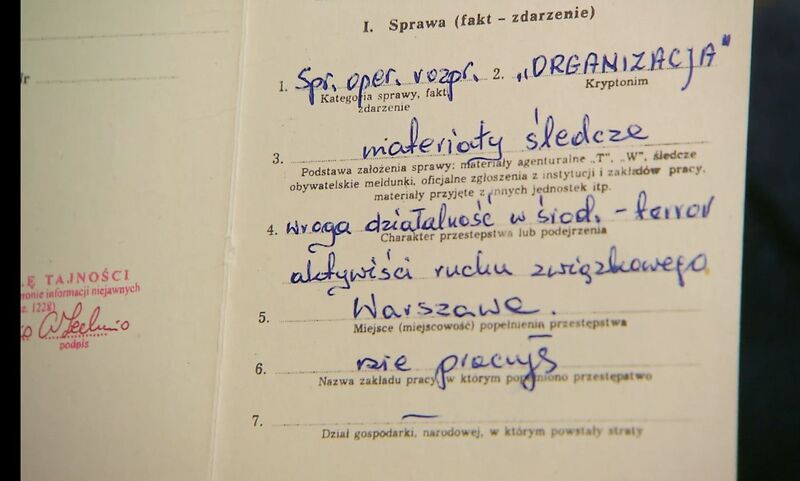 Kadr z programu „Przystanek Historia” w TVP Historia, odc. 42