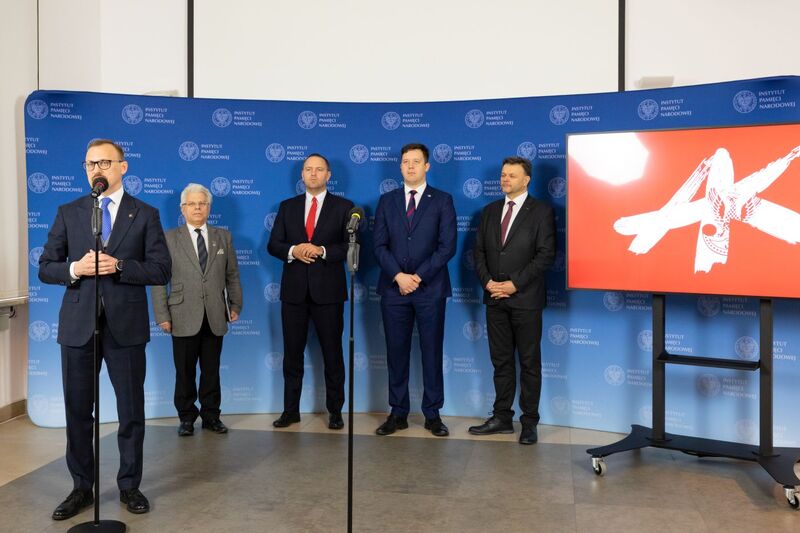 Konferencja prasowa związana z obchodami 80. rocznicy przemianowania ZWZ na AK – Warszawa, 10 lutego 2022. Fot. Mikołaj Bujak (IPN)