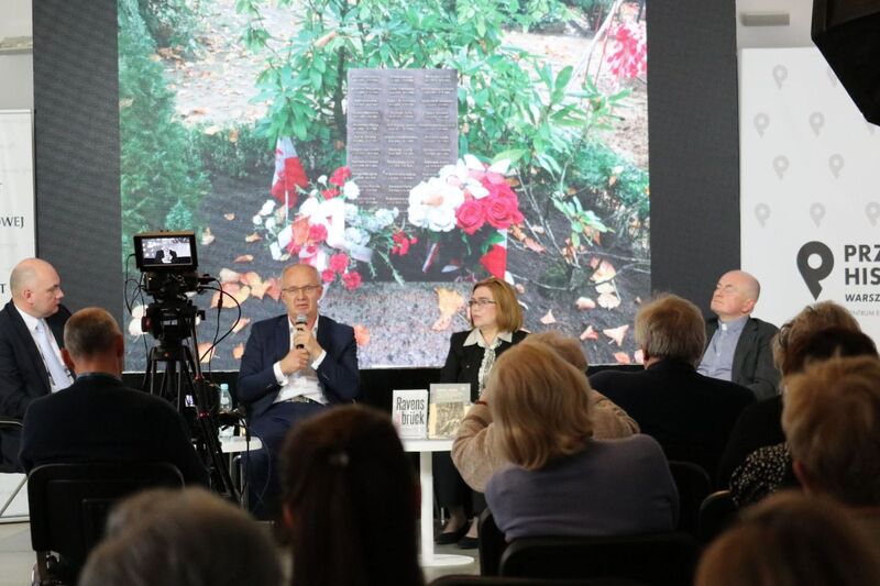 Dyskusja „Ravensbrück – pamięć o ofiarach niemieckiej zbrodni” – 27 kwietnia 2022. Fot. Aleksandra Wierzchowska (IPN)