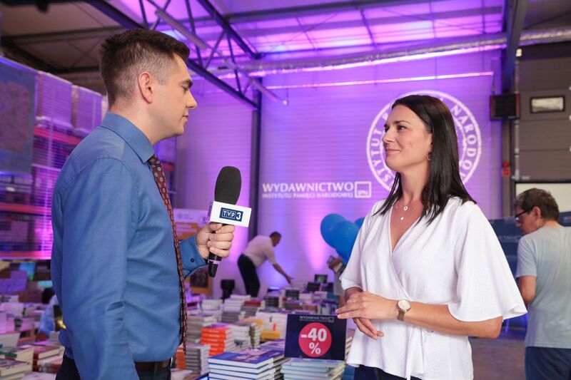 Dni Wydawnictwa IPN. Karolina Imianowska, dyrektor Wydawnictwa IPN – Warszawa, 20 sierpnia 2022. Fot. Mikołaj Bujak (IPN)