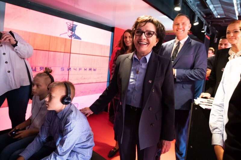 „Gra szyfrów” – mobilny showroom – Warszawa, 14 września 2022. Fot. Mikołaj Bujak (IPN)