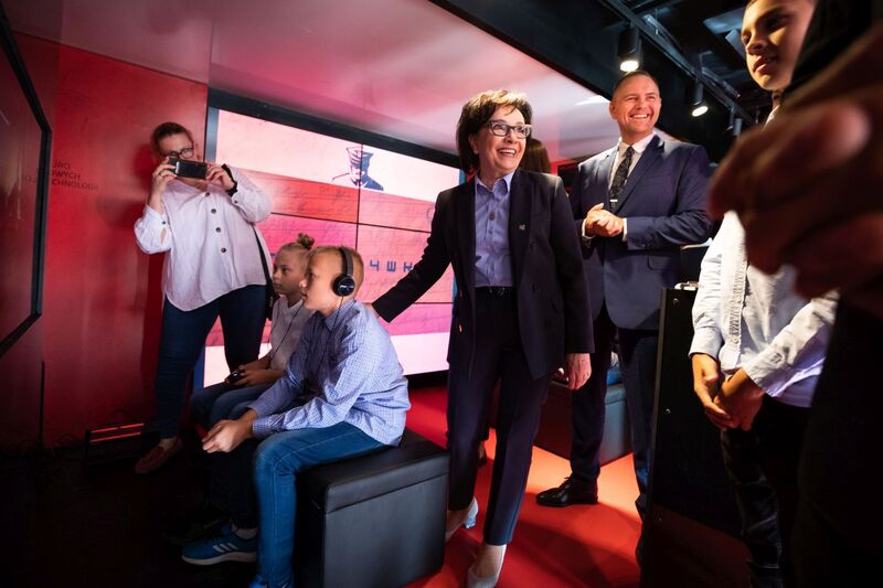 „Gra szyfrów” – mobilny showroom – Warszawa, 14 września 2022. Fot. Mikołaj Bujak (IPN)