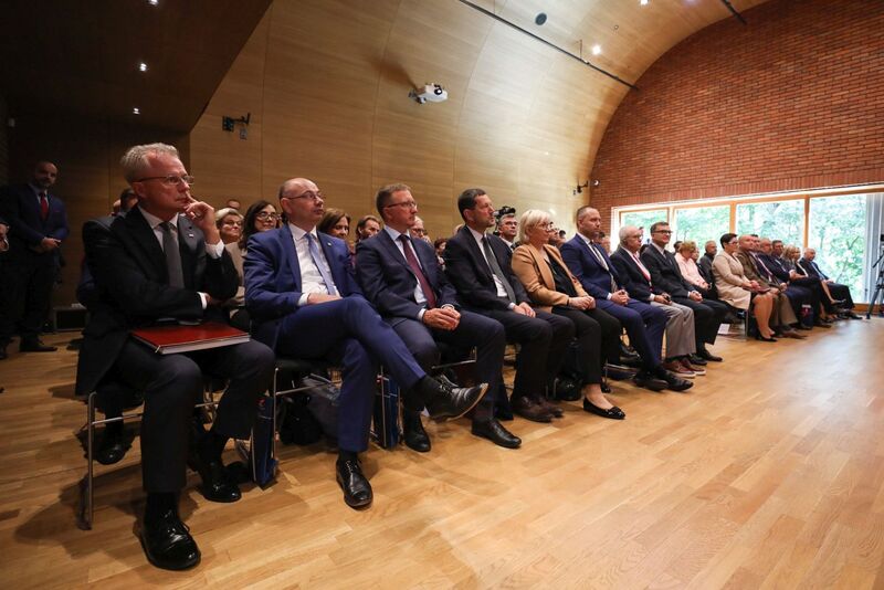 Otwarcie wystawy „»Ramię krzep – Ojczyźnie służ«. 135 rocznica powstania Sokolstwa Polskiego w Ameryce” – Warka, 16 września 2022. Fot. Mikołaj Bujak (IPN)