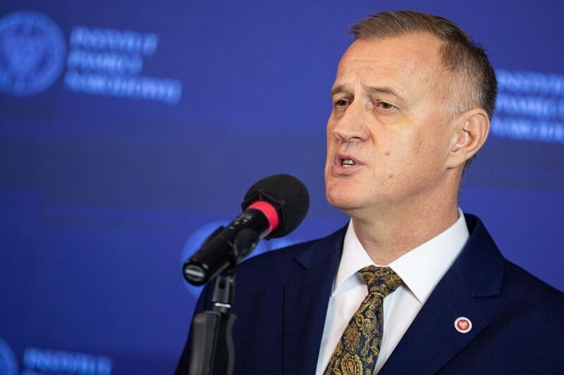 Prok. Andrzej Pozorski, dyrektor pionu śledczego IPN – Warszawa, 12 grudnia 2022. Fot. Mikołaj Bujak (IPN)