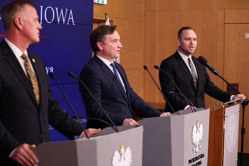 Konferencja prasowa w sprawie śledztwa dotyczącego śmierci ks. Franciszka Blachnickiego - Warszawa, 14 marca 2023. Fot. Mikołaj Bujak (IPN)