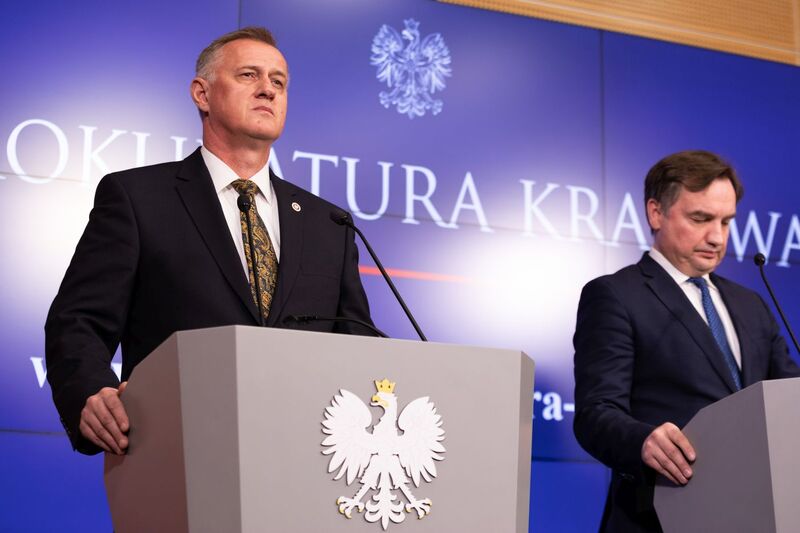 Konferencja prasowa w sprawie śledztwa dotyczącego śmierci ks. Franciszka Blachnickiego - Warszawa, 14 marca 2023. Fot. Mikołaj Bujak (IPN)