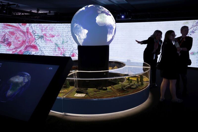 Wystawa „Szlaki Nadziei. Odyseja Wolności” podczas Kongresu Pamięci Narodowej – Warszawa, 13 kwietnia 2023. Fot. Mikołaj Bujak (IPN)