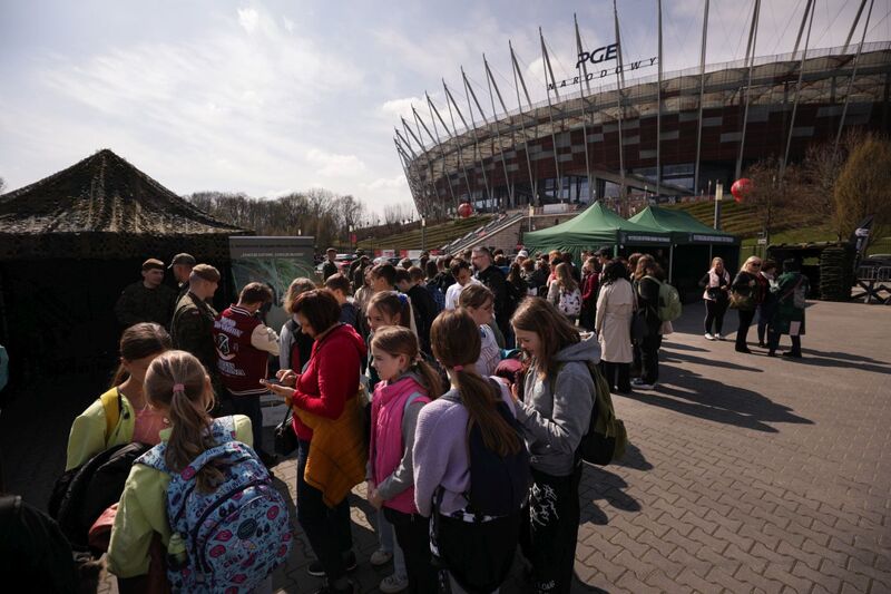 Strefa rekonstrukcji historycznych podczas Kongresu Pamięci Narodowej – Warszawa, 14 kwietnia 2023. Fot. Mikołaj Bujak (IPN)