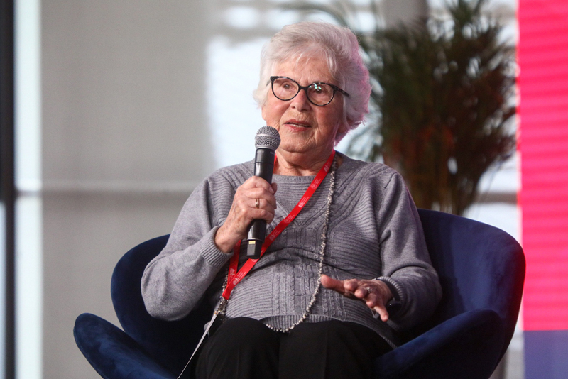 Panel dyskusyjny „Pomoc Żydom pod okupacją niemiecką – perspektywa europejska” na Kongresie Pamięci Narodowej – Warszawa, 14 kwietnia 2023. Fot. Sławek Kasper (IPN)