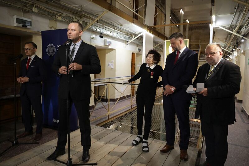 Konferencja prasowa w 75. rocznicę zamordowania rotmistrza Witolda Pileckiego – Warszawa, 24 maja 2023. Fot. Mikołaj Bujak (IPN)