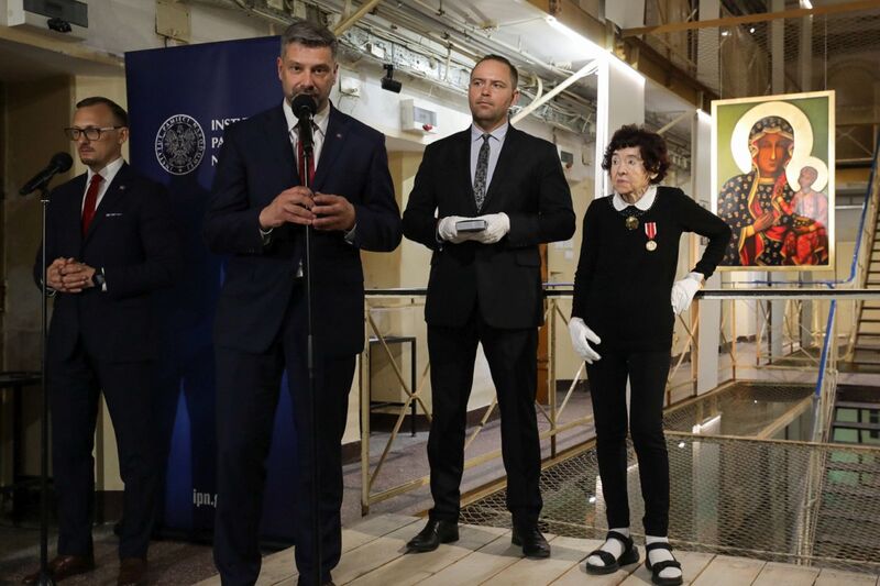 Konferencja prasowa w 75. rocznicę zamordowania rotmistrza Witolda Pileckiego – Warszawa, 24 maja 2023. Fot. Mikołaj Bujak (IPN)