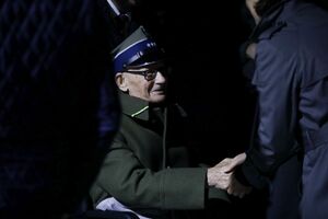 Uroczystości pod Pomnikiem Obrońców Wybrzeża na Westerplatte – 1 września 2023. Fot. Mikołaj Bujak (IPN)