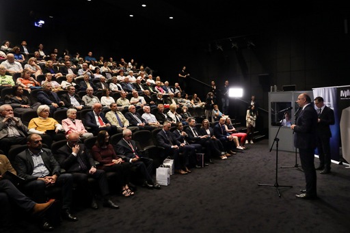 Wernisaż wystawy „Ramię krzep – Ojczyźnie służ”. Historia Sokolstwa Polskiego w Ameryce, Muzeum II Wojny Światowej w Gdańsku, 29 września 2023. Fot. Mikołaj Bujak (IPN)