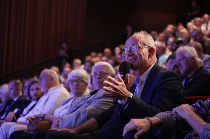 Dr hab. Krzysztof Szwagrzyk, wiceprezes IPN, podczas gali przyjaciół Festiwalu Filmowego Niepokorni Niezłomni Wyklęci – 29 września 2023. Fot. Mikołaj Bujak (IPN)