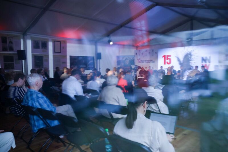 Debata „ Jak opowiadać światu o totalitaryzmach?” podczas 15. Międzynarodowego Festiwalu Filmowego Niepokorni Niezłomni Wyklęci w Gdyni –29 września 2023. Fot. Mikołaj Bujak (IPN)