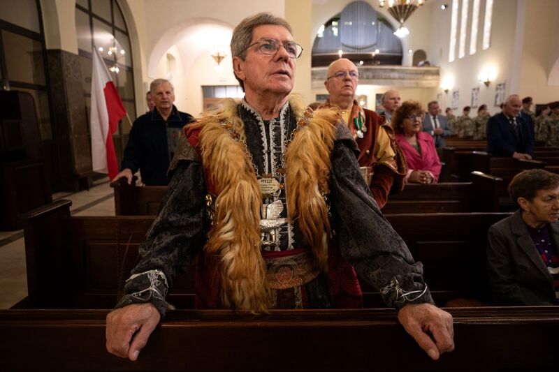 Uroczystość odsłonięcia tablicy pamięci Ofiar Niemieckiej Zbrodni Pomorskiej – Starogard Gdański, 2 października 2023. Fot. Mikołaj Bujak (IPN)