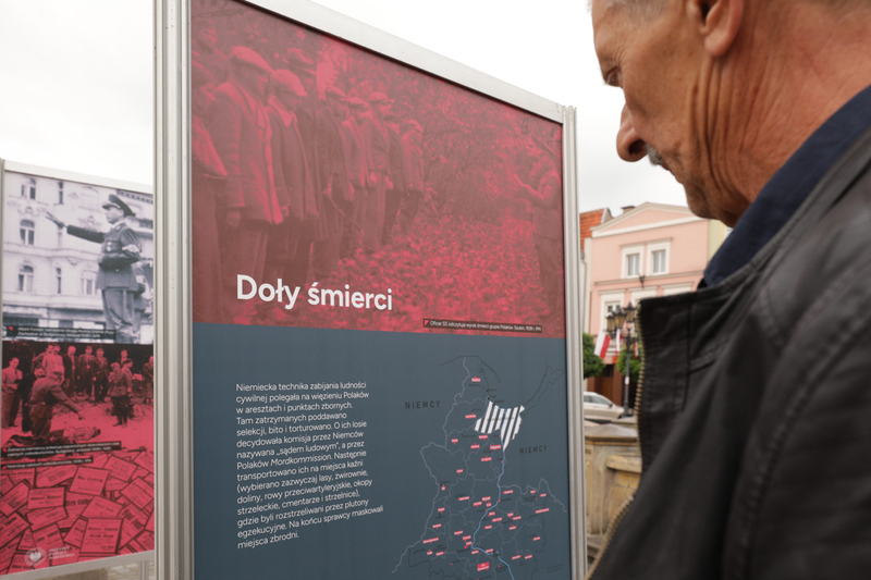 Otwarcie wystawy „Zbrodnia Pomorska 1939 r.” – Chojnice, 2 października 2023. Fot. Mikołaj Bujak (IPN)