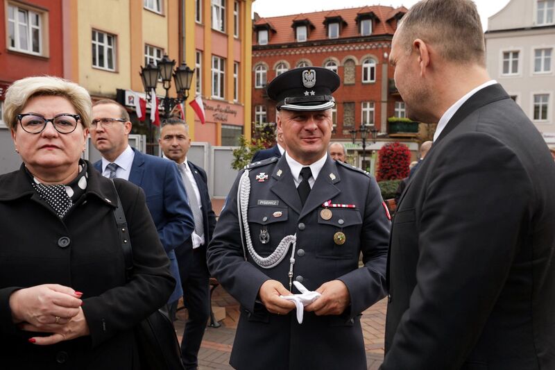 Otwarcie wystawy „Zbrodnia Pomorska 1939 r.” – Chojnice, 2 października 2023. Fot. Mikołaj Bujak (IPN)