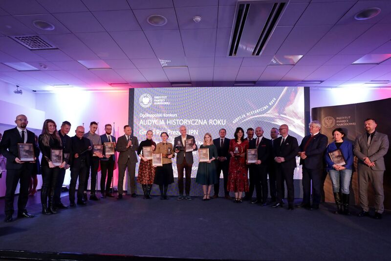 Gala finałowa X edycji ogólnopolskiego konkursu Audycja Historyczna Roku – Białystok, 30 listopada 2023. Fot. Mikołaj Bujak (IPN)