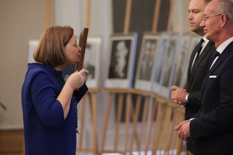 Uroczystość wręczenia not identyfikacyjnych – Warszawa, 1 grudnia 2023. Fot. Mikołaj Bujak (IPN)