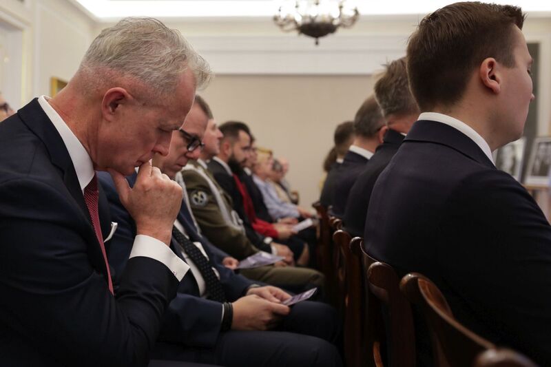 Uroczystość wręczenia not identyfikacyjnych – Warszawa, 1 grudnia 2023. Fot. Mikołaj Bujak (IPN)