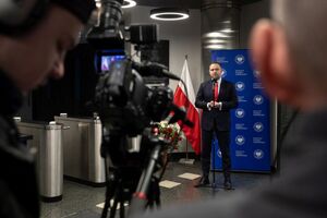 Znikające Symbole Pamięci: briefing prasowy prezesa IPN – Warszawa, 31 stycznia 2024. Fot. Mikołaj Bujak (IPN)