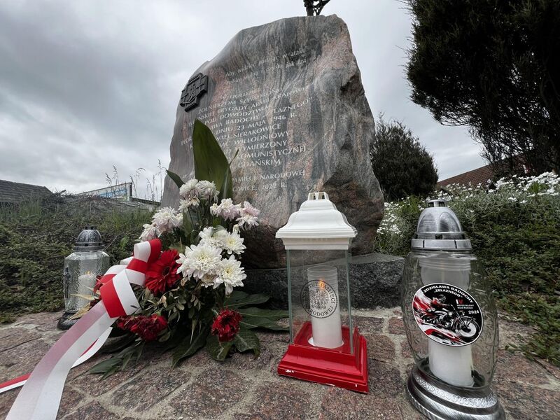 IV Motocyklowy Rajd Pamięci im. Zdzisława Badochy „Żelaznego” – 11 maja 2024. Fot. Robert Kwiatek (Federacja Młodzieży Walczącej)