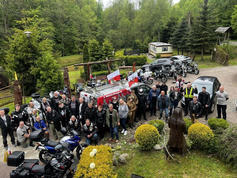 IV Motocyklowy Rajd Pamięci im. Zdzisława Badochy „Żelaznego” – 11 maja 2024. Fot. Robert Kwiatek (Federacja Młodzieży Walczącej)