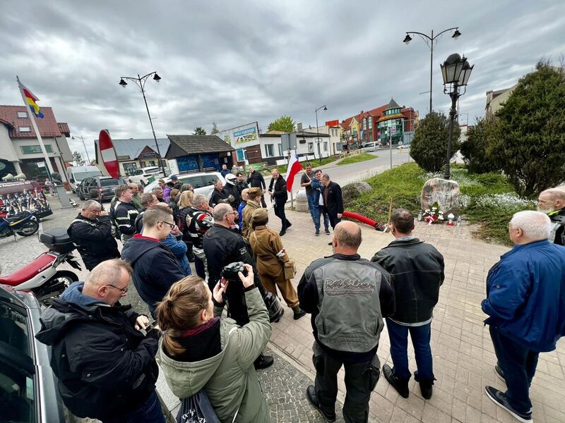 IV Motocyklowy Rajd Pamięci im. Zdzisława Badochy „Żelaznego” – 11 maja 2024. Fot. Robert Kwiatek (Federacja Młodzieży Walczącej)