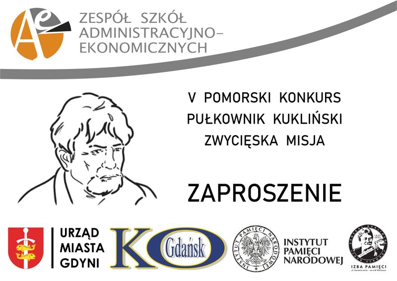 Zaproszenie na V Pomorski Konkurs „Pułkownik Kukliński – zwycięska misja”