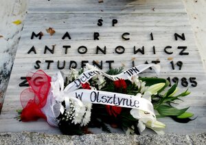36. rocznica śmierci Marcina Antonowicza. Fot. Delegatura IPN Olsztyn