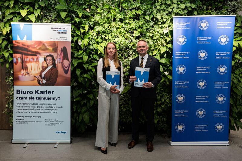 Podpisanie porozumienia o współpracy pomiędzy Instytutem Pamięci Narodowej Oddział w Gdańsku a Uniwersytetem WSB Merito w Gdańsku - Gdańsk, 20 czerwca 2024