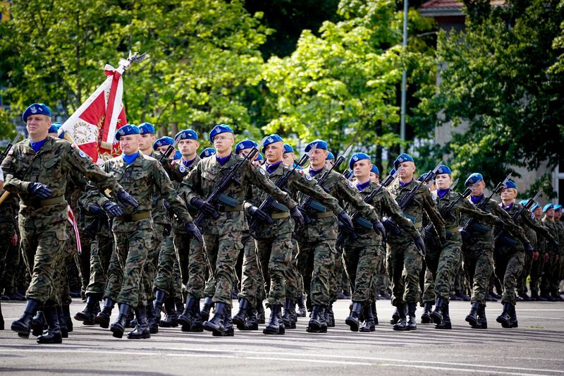 Uroczyste odsłonięcie pomnika gen. bryg. Stanisława Grzmota-Skotnickiego - Słupsk, 26 lipca, fot. Maja Studzińska
