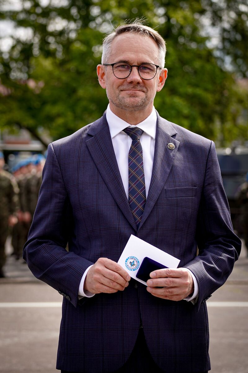 Uroczyste odsłonięcie pomnika gen. bryg. Stanisława Grzmota-Skotnickiego - Słupsk, 26 lipca, fot. Maja Studzińska